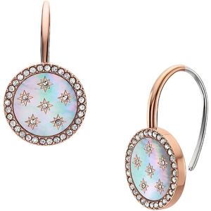 Fossil Visiace pozlátené náušnice Mother of Pearl JF04938791 Fossil Visiace pozlátené náušnice Mother of Pearl JF04938791