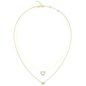 Guess Dvojitý pozlátený náhrdelník so srdiečkami Beloved JUBN05026JWYGT/U Guess Dvojitý pozlátený náhrdelník so srdiečkami Beloved JUBN05026JWYGT/U
