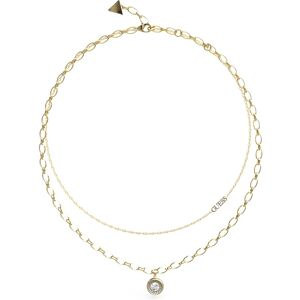 Guess Dvojitý pozlátený náhrdelník Unique Solitaire JUBN03395JWYGT Guess Dvojitý pozlátený náhrdelník Unique Solitaire JUBN03395JWYGT