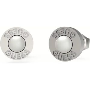 Guess Oceľové náušnice s umelou perlou Edgy Styles JUME04067JWSTWIT/U Guess Oceľové náušnice s umelou perlou Edgy Styles JUME04067JWSTWIT/U