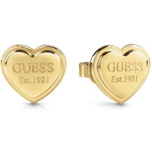 Guess Módne oceľové náušnice so srdiečkom JUBE02179JWYGT/U Guess Módne oceľové náušnice so srdiečkom JUBE02179JWYGT/U