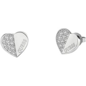 Guess Nežné oceľové náušnice Lovely Guess JUBE03038JWRHT/U Guess Nežné oceľové náušnice Lovely Guess JUBE03038JWRHT/U