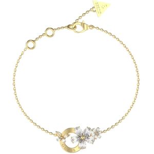 Guess Nežný pozlátený náramok s kvetinami Lily JUBB05106JWYG 18,4 cm Guess Nežný pozlátený náramok s kvetinami Lily JUBB05106JWYG 18,4 cm