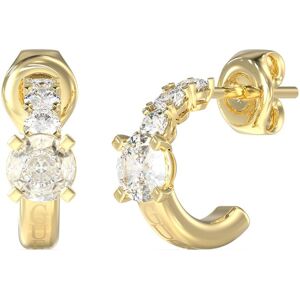 Guess Pozlátené kruhové náušnice Piercing Studio JUBE06271JWYGT/U Guess Pozlátené kruhové náušnice Piercing Studio JUBE06271JWYGT/U
