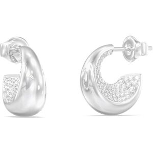 Guess Oceľové náušnice s kryštálmi Moon Drops JUBE06249JWRHT/U Guess Oceľové náušnice s kryštálmi Moon Drops JUBE06249JWRHT/U