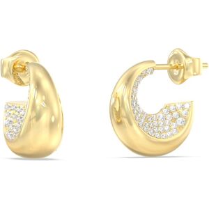 Guess Pozlátené náušnice s kryštálmi Moon Drops JUBE06249JWYGT/U Guess Pozlátené náušnice s kryštálmi Moon Drops JUBE06249JWYGT/U
