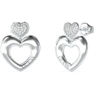 Guess Oceľové srdiečkové náušnice Crazy In Love JUBE05209JWRHT/U Guess Oceľové srdiečkové náušnice Crazy In Love JUBE05209JWRHT/U