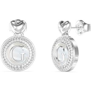 Guess Oceľové visiace náušnice G Talisman JUBE06209JWRHT/U Guess Oceľové visiace náušnice G Talisman JUBE06209JWRHT/U