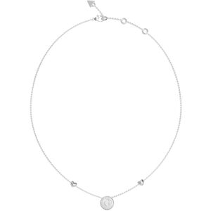 Guess Oceľový náhrdelník s perleťou G Talisman JUBN06207JWRHT/U Guess Oceľový náhrdelník s perleťou G Talisman JUBN06207JWRHT/U