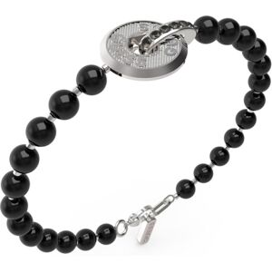 Guess Pánsky korálkový náramok Edgy Styles JUMB04060JWSTBK 23 cm Guess Pánsky korálkový náramok Edgy Styles JUMB04060JWSTBK 23 cm
