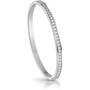 Guess Pevný oceľový náramok s kryštálmi Color My Day JUBB02248JWRH 5,7 x 4,8 cm - S Guess Pevný oceľový náramok s kryštálmi Color My Day JUBB02248JWRH 5,7 x 4,8 cm - S