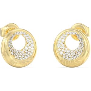 Guess Pozlátené náušnice s kryštálmi Moon Drops JUBE06247JWYGT/U Guess Pozlátené náušnice s kryštálmi Moon Drops JUBE06247JWYGT/U
