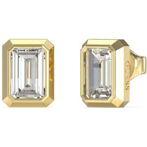 Guess Hranaté pozlátené náušnice 4G Light JUBE05250JWYGT/U Guess Hranaté pozlátené náušnice 4G Light JUBE05250JWYGT/U