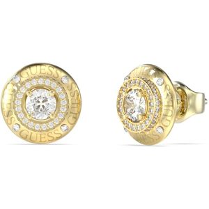 Guess Pozlátené kôstkové náušnice Sparks JUBE06289JWYGT/U Guess Pozlátené kôstkové náušnice Sparks JUBE06289JWYGT/U