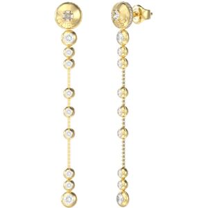 Guess Pozlátené trblietavé náušnice Sparks JUBE06280JWYGT/U Guess Pozlátené trblietavé náušnice Sparks JUBE06280JWYGT/U
