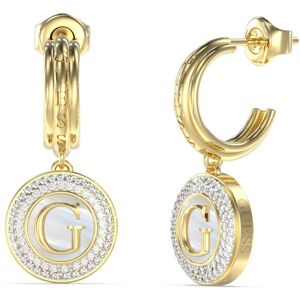 Guess Pozlátené visiace náušnice G Talisman JUBE06204JWYGT/U Guess Pozlátené visiace náušnice G Talisman JUBE06204JWYGT/U