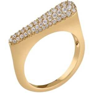 Guess Pozlátený prsteň so zirkónmi Nuances JSBR04500JWYG 52 mm Guess Pozlátený prsteň so zirkónmi Nuances JSBR04500JWYG 52 mm