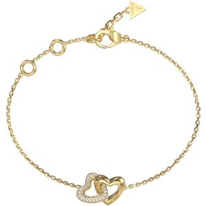 Guess Pozlátený náramok Prepojené srdce Beloved JUBB06014JWYG 18,4 cm Guess Pozlátený náramok Prepojené srdce Beloved JUBB06014JWYG 18,4 cm