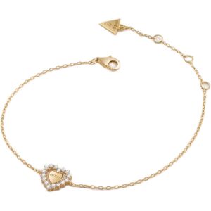 Guess Pozlátený strieborný náramok Heart Jardin JSBB04454JWYG 18,5 cm Guess Pozlátený strieborný náramok Heart Jardin JSBB04454JWYG 18,5 cm