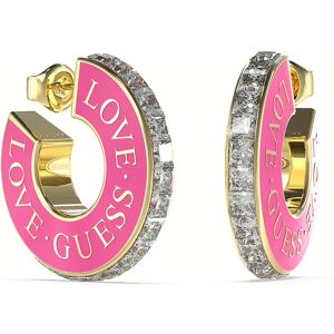 Guess Fashion pozlátené náušnice so zirkónmi Love Guess JUBE04083JWYGFCT/U Guess Fashion pozlátené náušnice so zirkónmi Love Guess JUBE04083JWYGFCT/U