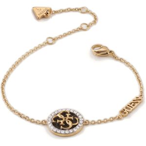 Guess Pôvabný pozlátený náramok Life In 4G JUBB02149JWYGBK 14,5 - 18,5 cm Guess Pôvabný pozlátený náramok Life In 4G JUBB02149JWYGBK 14,5 - 18,5 cm