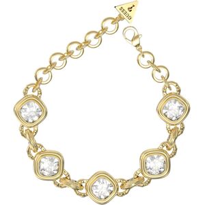 Guess Neprehliadnuteľný náramok s kryštálmi Mamounia JUBB05311JWYG 18,4 cm Guess Neprehliadnuteľný náramok s kryštálmi Mamounia JUBB05311JWYG 18,4 cm