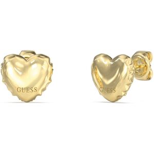 Guess Romantické pozlátené náušnice Srdiečka Iconique JUBE05543JWYGT/U Guess Romantické pozlátené náušnice Srdiečka Iconique JUBE05543JWYGT/U