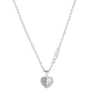 Guess Romantický oceľový náhrdelník Lovely Guess JUBN03035JWRHT/U Guess Romantický oceľový náhrdelník Lovely Guess JUBN03035JWRHT/U