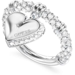Guess Romantický oceľový prsteň Srdce By Your Side JUBR06077JWRH 52 mm Guess Romantický oceľový prsteň Srdce By Your Side JUBR06077JWRH 52 mm