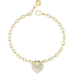 Guess Romantický pozlátený náramok Crazy In Love JUBB05214JWYG 18,5 cm Guess Romantický pozlátený náramok Crazy In Love JUBB05214JWYG 18,5 cm