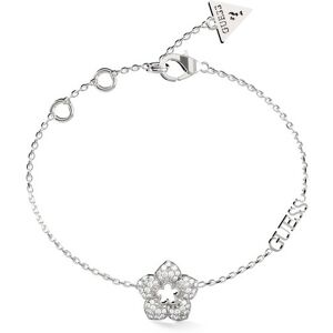 Guess Slušivý oceľový náramok s kvetinou Shining Winter JUBB04468JWRH 21 cm Guess Slušivý oceľový náramok s kvetinou Shining Winter JUBB04468JWRH 21 cm