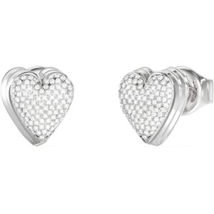 Guess Trblietavé srdečné náušnice By Your Side JUBE06080JWRHT/U Guess Trblietavé srdečné náušnice By Your Side JUBE06080JWRHT/U