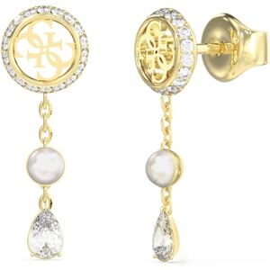 Guess Visiace náušnice s perličkou a zirkónmi Tiny Pearly JUBE05521JWYGT/U Guess Visiace náušnice s perličkou a zirkónmi Tiny Pearly JUBE05521JWYGT/U