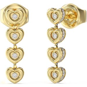 Guess Visiace srdiečkové náušnice s kryštálmi LOVE JUBE05473JWYGT/U Guess Visiace srdiečkové náušnice s kryštálmi LOVE JUBE05473JWYGT/U