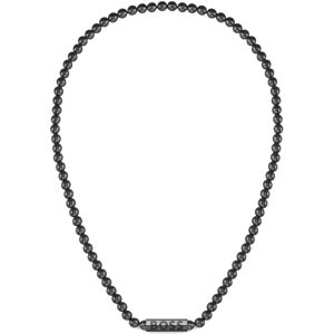 Hugo Boss Čierny náhrdelník z ocele s korálkami Sphere 1580657 Hugo Boss Čierny náhrdelník z ocele s korálkami Sphere 1580657