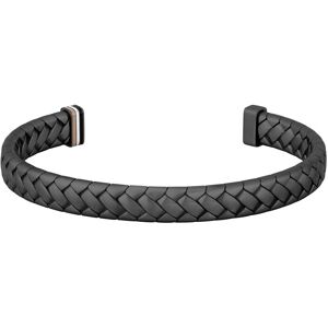 Hugo Boss Čierny pevný náramok pre mužov 1580673 Hugo Boss Čierny pevný náramok pre mužov 1580673