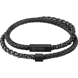 Hugo Boss Módny čierny náramok pre mužov Blended 1580150 19 cm Hugo Boss Módny čierny náramok pre mužov Blended 1580150 19 cm