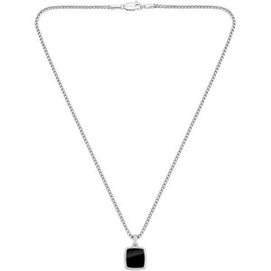 Hugo Boss Módny oceľový náhrdleník s onyxom Odell 1580648 Hugo Boss Módny oceľový náhrdleník s onyxom Odell 1580648