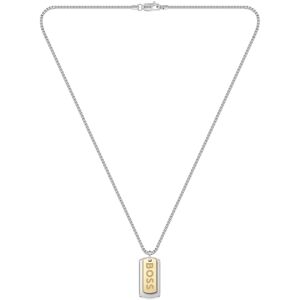 Hugo Boss Pánsky bicolor náhrdelník Vojenské známky Devon 1580576 Hugo Boss Pánsky bicolor náhrdelník Vojenské známky Devon 1580576