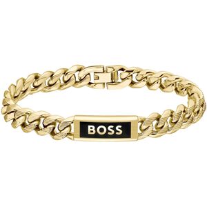 Hugo Boss Pozlátený náramok pre mužov Kassy Emblem 1580680 19 cm Hugo Boss Pozlátený náramok pre mužov Kassy Emblem 1580680 19 cm