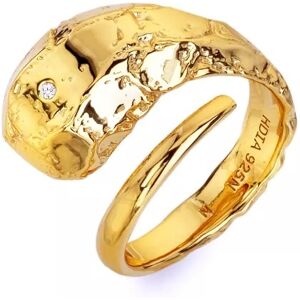 Hot Diamonds Dizajnový pozlátený prsteň s diamantom Golden Edit Muse DR300 55 mm Hot Diamonds Dizajnový pozlátený prsteň s diamantom Golden Edit Muse DR300 55 mm