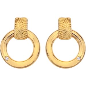 Hot Diamonds Elegantné pozlátené náušnice s diamantmi Jac Jossa Hope DE677 Hot Diamonds Elegantné pozlátené náušnice s diamantmi Jac Jossa Hope DE677