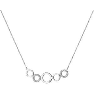 Hot Diamonds Elegantný strieborný náhrdelník s diamantom a topazmi Balance DN164 Hot Diamonds Elegantný strieborný náhrdelník s diamantom a topazmi Balance DN164