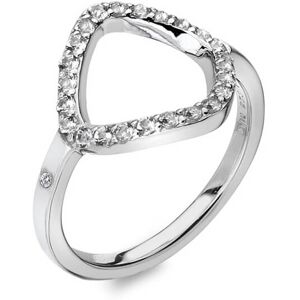 Hot Diamonds Elegantný strieborný prsteň s briliantom a topaz Behold DR221 52 mm Hot Diamonds Elegantný strieborný prsteň s briliantom a topaz Behold DR221 52 mm