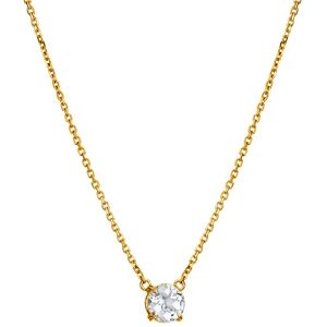 Hot Diamonds Elegantný pozlátený náhrdelník s topazom a diamantom Gemstone DN214 Hot Diamonds Elegantný pozlátený náhrdelník s topazom a diamantom Gemstone DN214