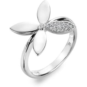 Hot Diamonds Krásny strieborný prsteň s diamantom Eden DR324 52 mm Hot Diamonds Krásny strieborný prsteň s diamantom Eden DR324 52 mm