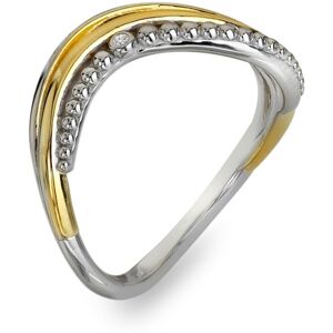 Hot Diamonds Luxusný bicolor prsteň s diamantom Coupled DR311 58 mm Hot Diamonds Luxusný bicolor prsteň s diamantom Coupled DR311 58 mm