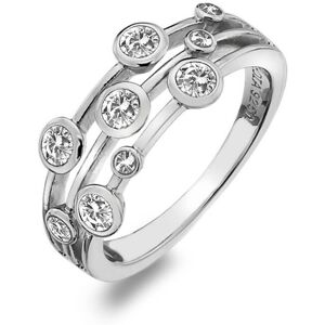 Hot Diamonds Luxusný strieborný prsteň s topaz a diamantom Willow DR207 51 mm Hot Diamonds Luxusný strieborný prsteň s topaz a diamantom Willow DR207 51 mm