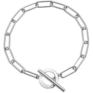 Hot Diamonds Minimalistický strieborný náramok s diamantom Linked DL653 Hot Diamonds Minimalistický strieborný náramok s diamantom Linked DL653