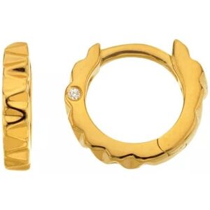 Hot Diamonds Nadčasové strieborné náušnice s diamantmi Huggie DE870 Hot Diamonds Nadčasové strieborné náušnice s diamantmi Huggie DE870